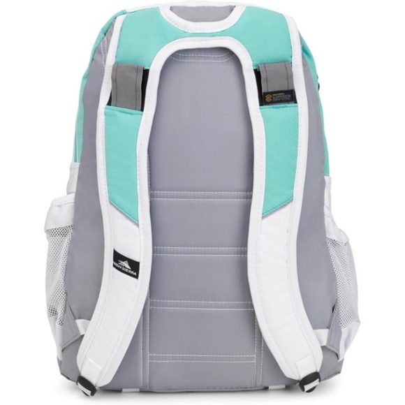 High Sierra Loop Backpack - 33L - Aquamarine/White/Ash - Laptop Sleeve - Storage - Picture 10 of 11